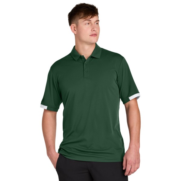 ST444 Sport-Tek Forest Green/ White