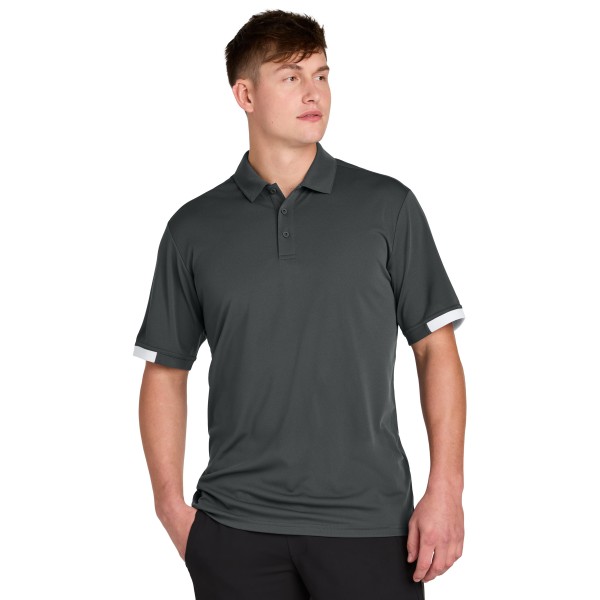 ST444 Sport-Tek Iron Grey/ White