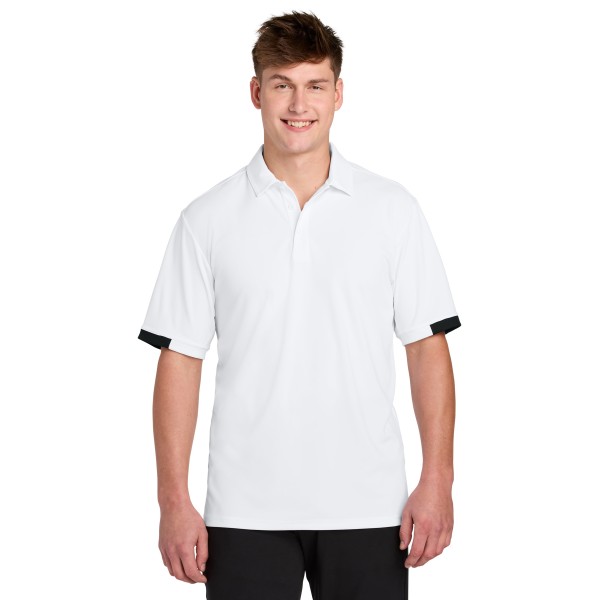 ST444 Sport-Tek White/ Black