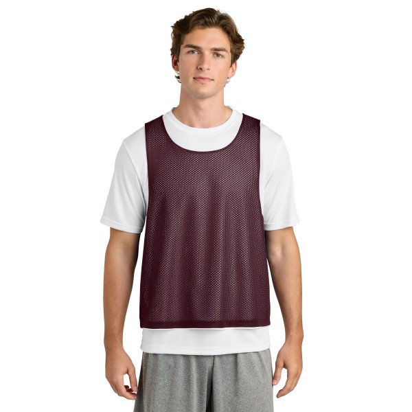 ST512 Sport-Tek Maroon/ White