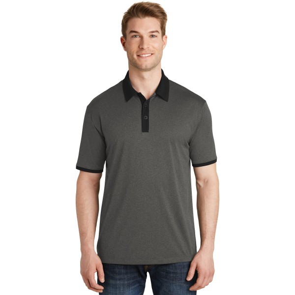 ST667 Sport-Tek Graphite Heather/ Black