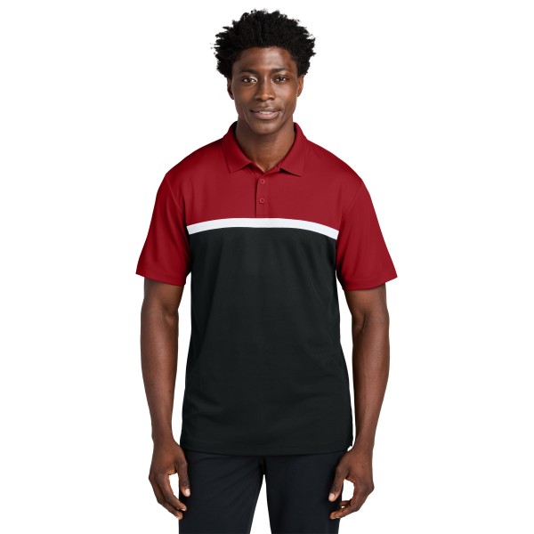ST741 Sport-Tek Deep Red/ Black/ White