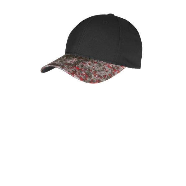 STC32 Sport-Tek Deep Red/ Black