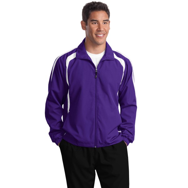 TJST60 Sport-Tek Purple/ White