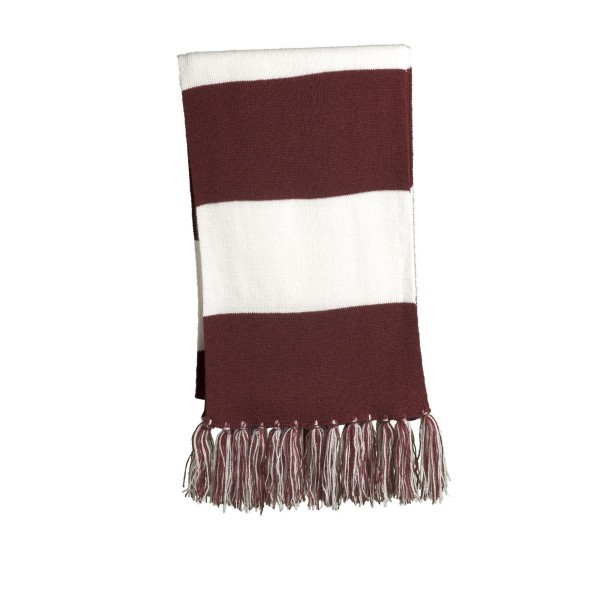 STA02 Sport-Tek Maroon/ White