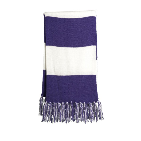STA02 Sport-Tek Purple/ White