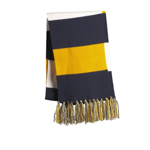 STA02 Sport-Tek True Navy/ Gold/ White