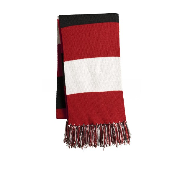 STA02 Sport-Tek True Red/ White/ Black