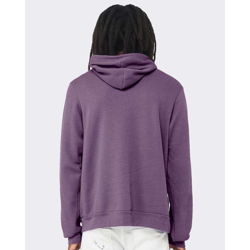 Bella + Canvas 3719 Heather Team Purple