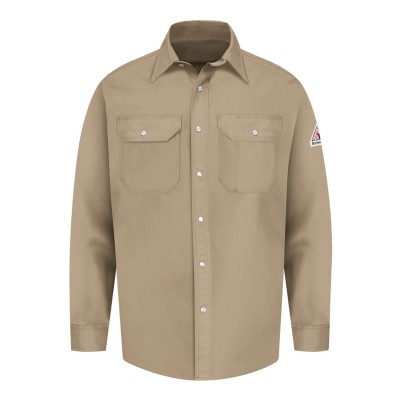 Bulwark SES2T Men's Tall Snap-Front Uniform Shirt - EXCEL FR