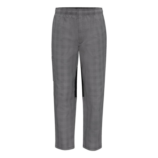 0P2M Chef Designs Grey/ Black Plaid