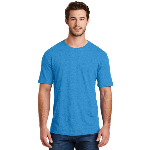 DM108 District Heathered Bright Turquoise
