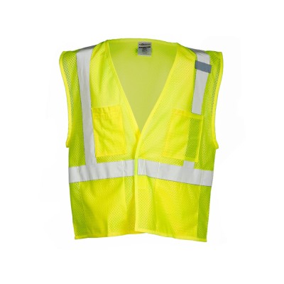 Kishigo 1083-1084 Unisex 4 Pocket Hook-and-Loop Mesh Vest