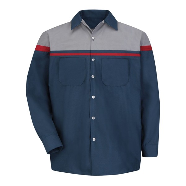 SP14AC Red Kap Navy/ Red/ Light Grey
