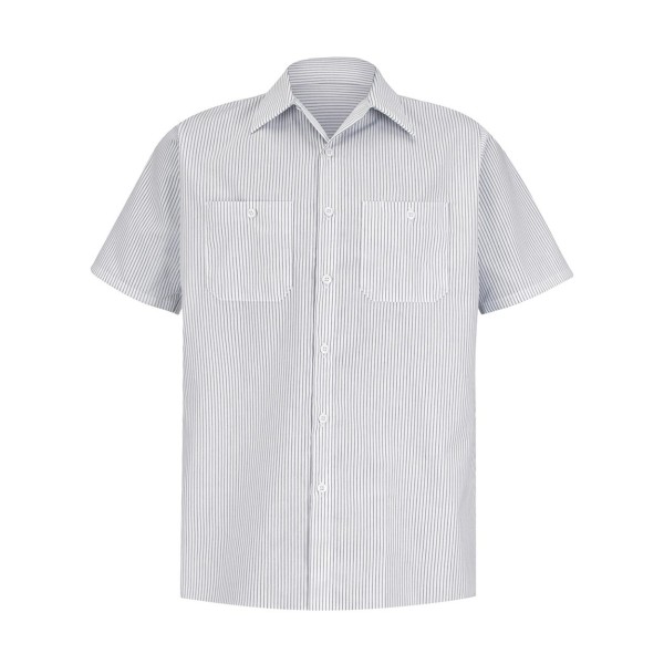 SP20T Red Kap CW-White/ Charcoal Stripe