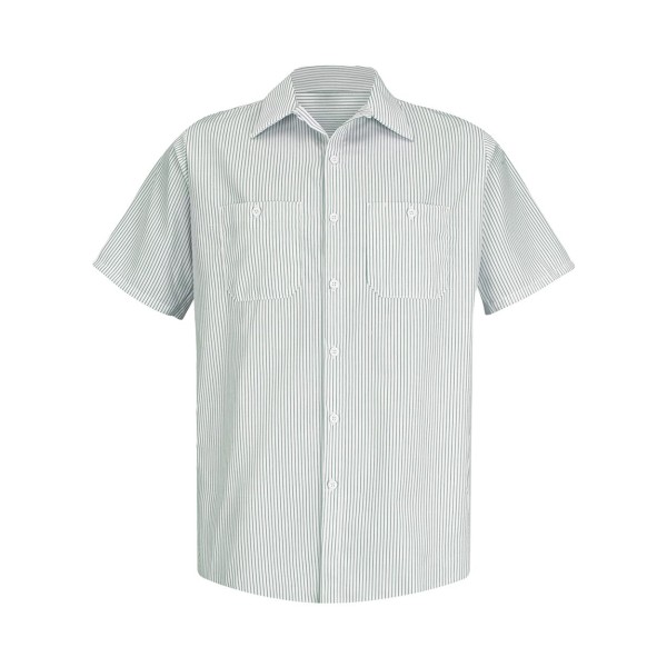 SP20T Red Kap GW-White/ Green Stripe