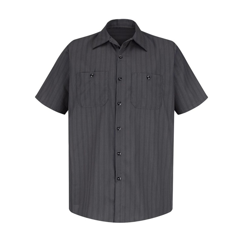 Red Kap SP20T Charcoal/ Blue/ White Stripe