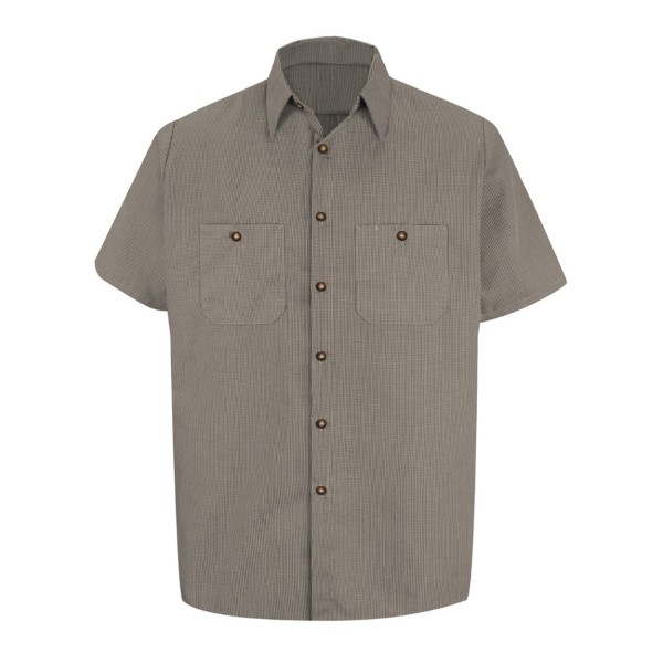 SP20T Red Kap KB-Khaki/ Black Microcheck