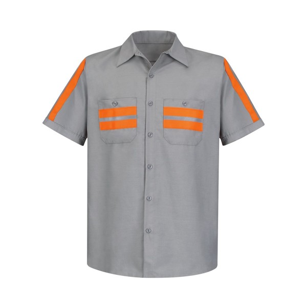 SP24ET Red Kap Light Grey/ Orange Trim