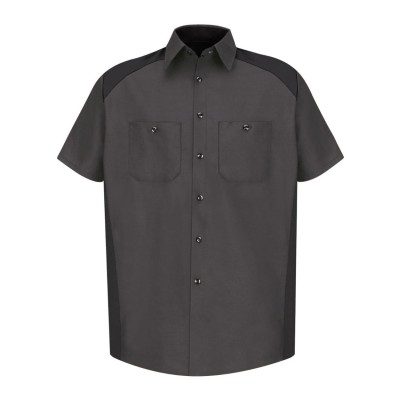 Red Kap SP28T Men's Tall Short Sleeve Motorsports Shirt