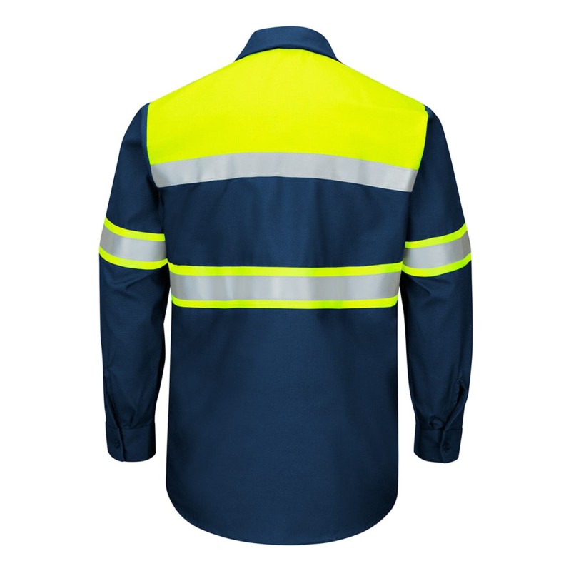 Red Kap SY70 Fluorescent Yellow/ Navy