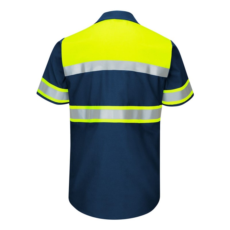 Red Kap SY80 Fluorescent Yellow/ Navy