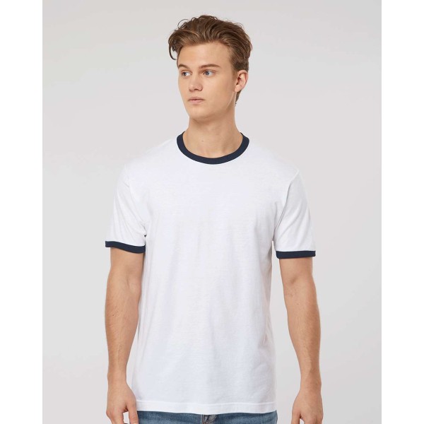 246 Tultex White/ Navy