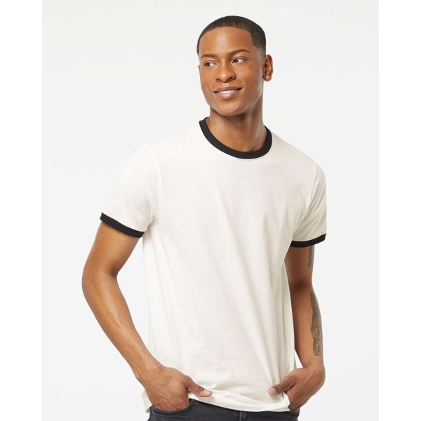 246 Tultex Vintage White/ Black