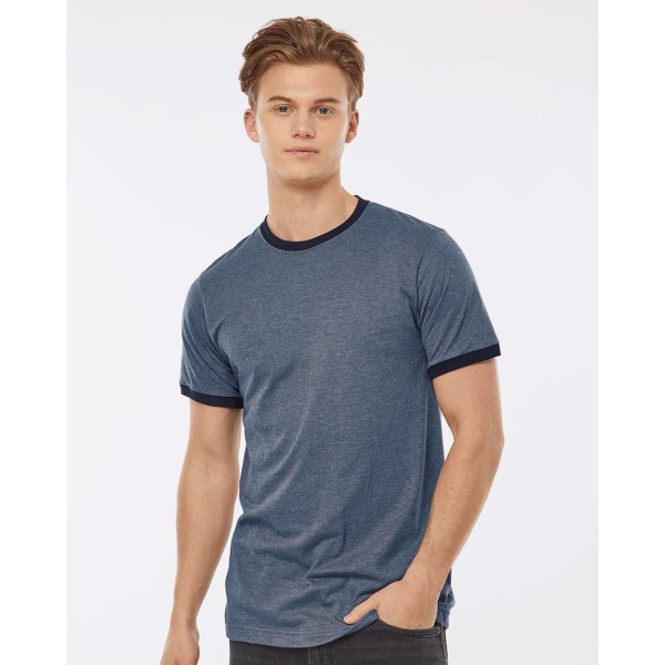 246 Tultex Heather Denim/ Navy