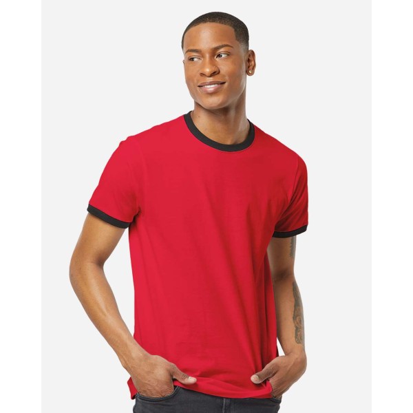 246 Tultex Red/ Black