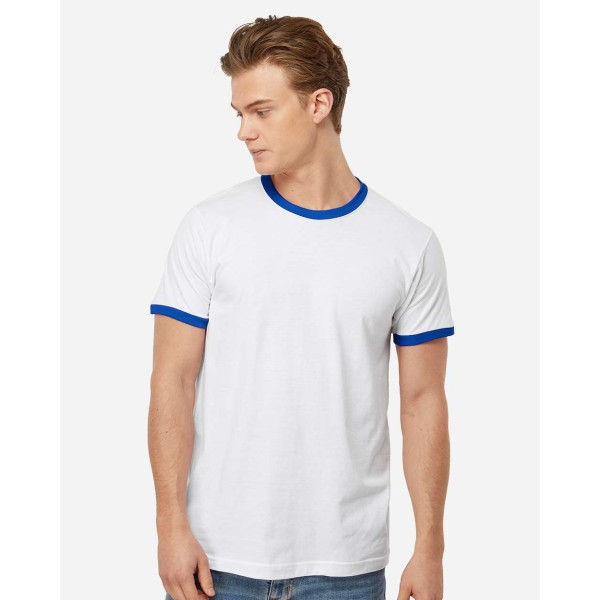 246 Tultex White/ Royal