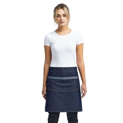 Artisan Collection by Reprime RP128 Domain Contrast Denim Waist Apron