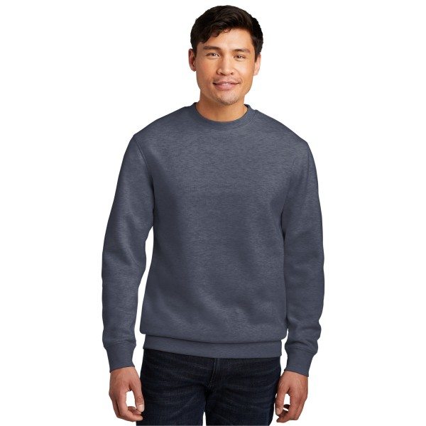 DT6104 District Heathered Navy